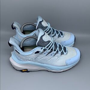 Hoka One Kaha‎ 2 Low Blue Gore-Tex Waterproof Trail Running Shoes Women's Sz 9B